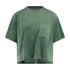 Top Velours Pocket, Vert