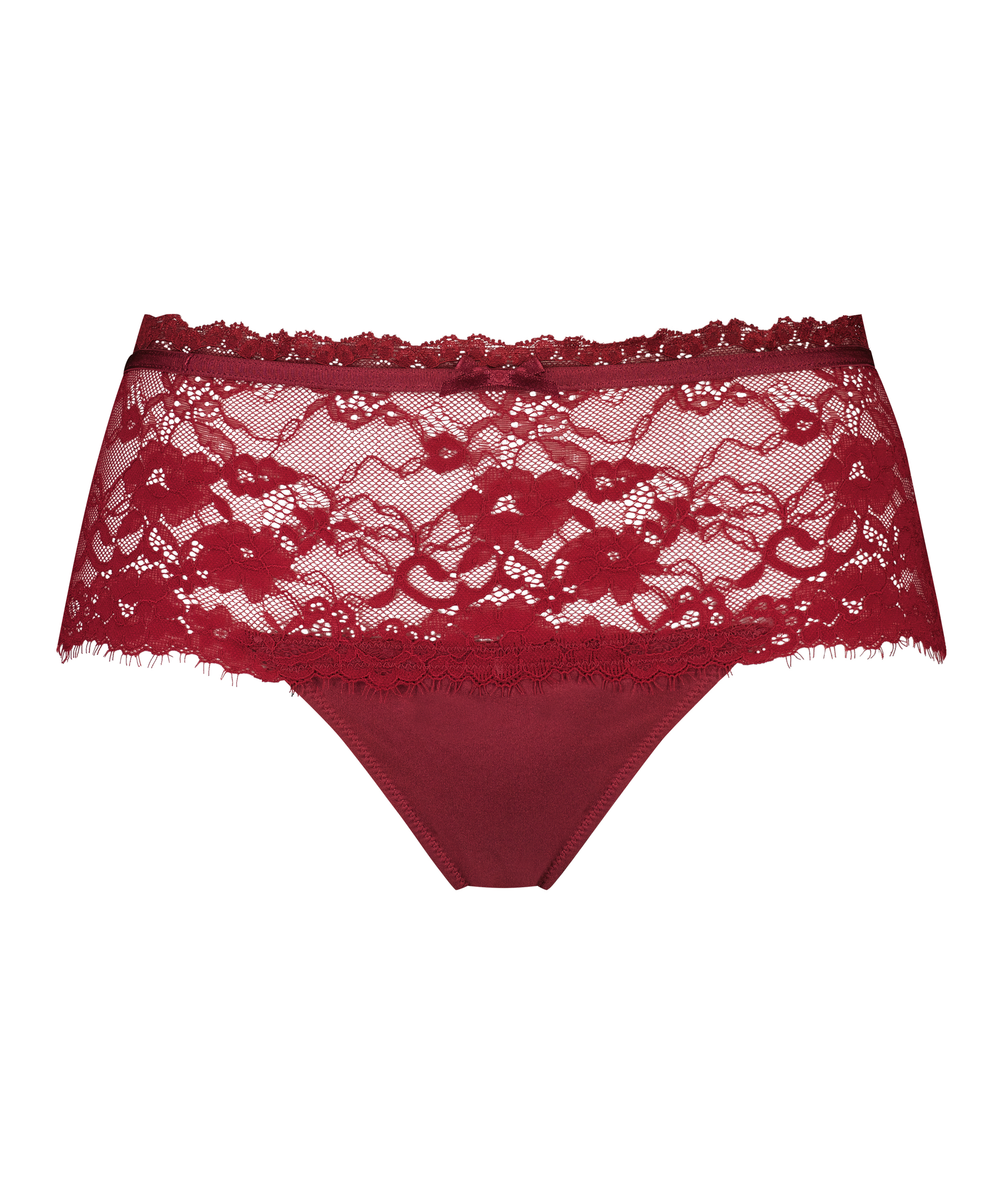 String taille haute Amaka, Rouge, main