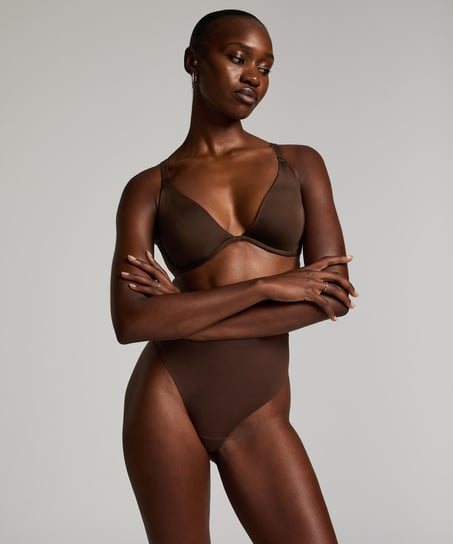 Soutien-gorge à armatures non-préformé Smooth, Marron
