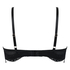 Soutien-gorge rembourré demi-bonnet à armatures préformé Belladonna, Noir