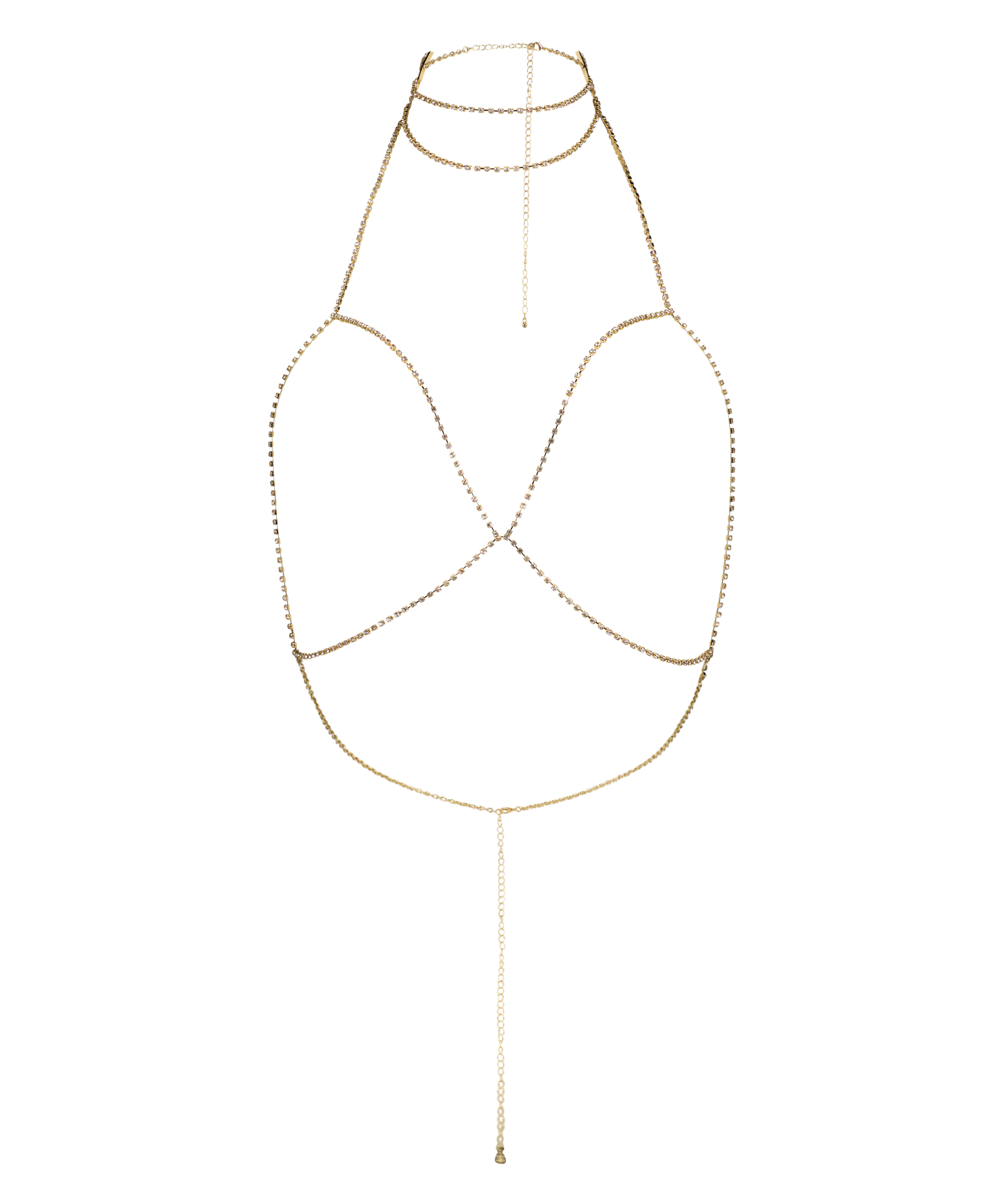 Harnais de chaîne de corps, Jaune, main