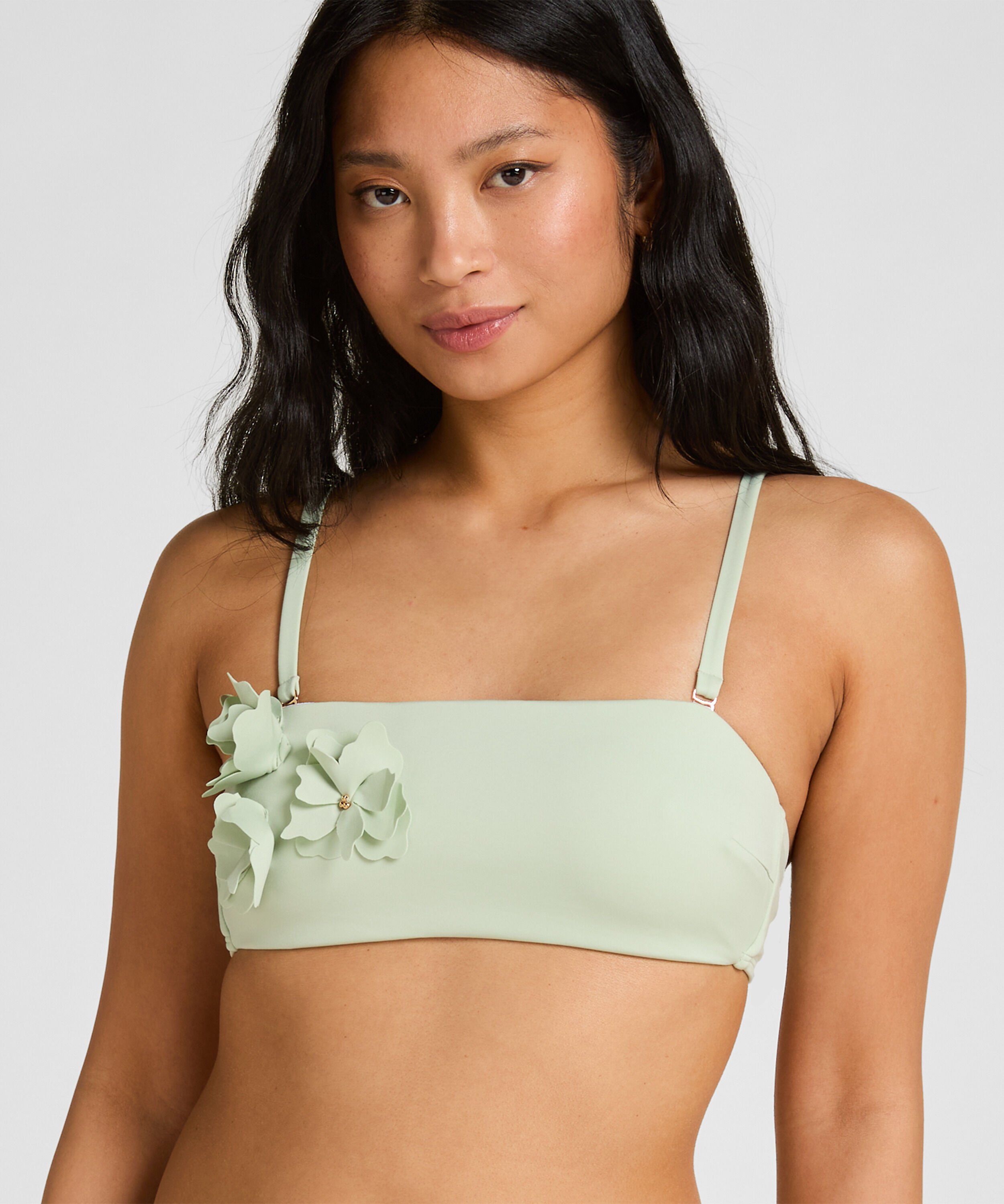 Haut de Bikini Bandeau Tulum, Vert