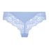 Slip brésilien jambes hautes Dora, Bleu