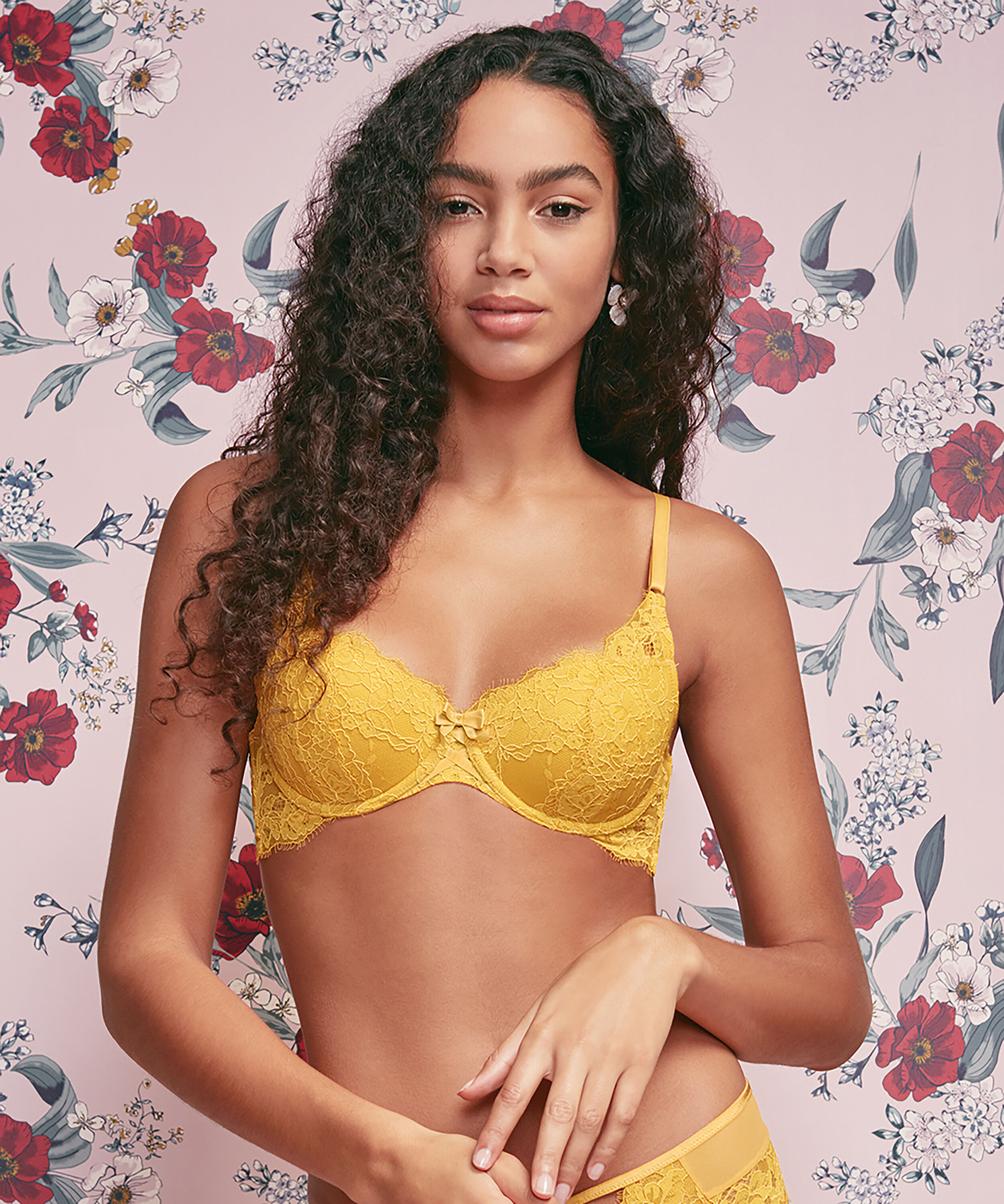 Soutien-gorge &agrave; armatures pr&eacute;form&eacute; Imogen, Jaune