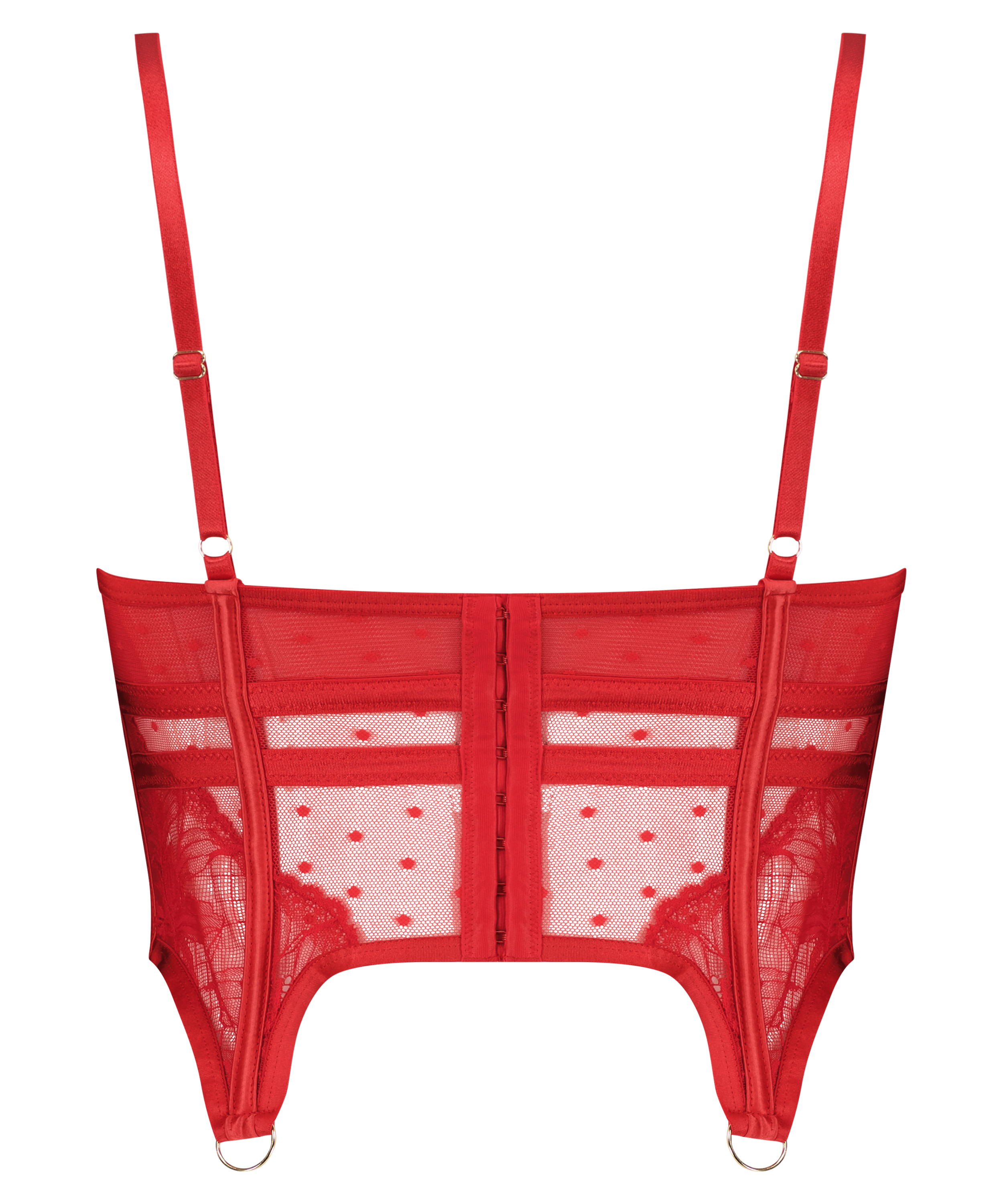 Bustier Lulu, Rouge, main