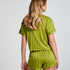 Short de pyjama Satin, Vert