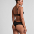 Slip brésilien en forme de V London, Noir