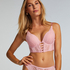 Soutien-gorge Push-Up rembourré à armatures longline Selina, Rose
