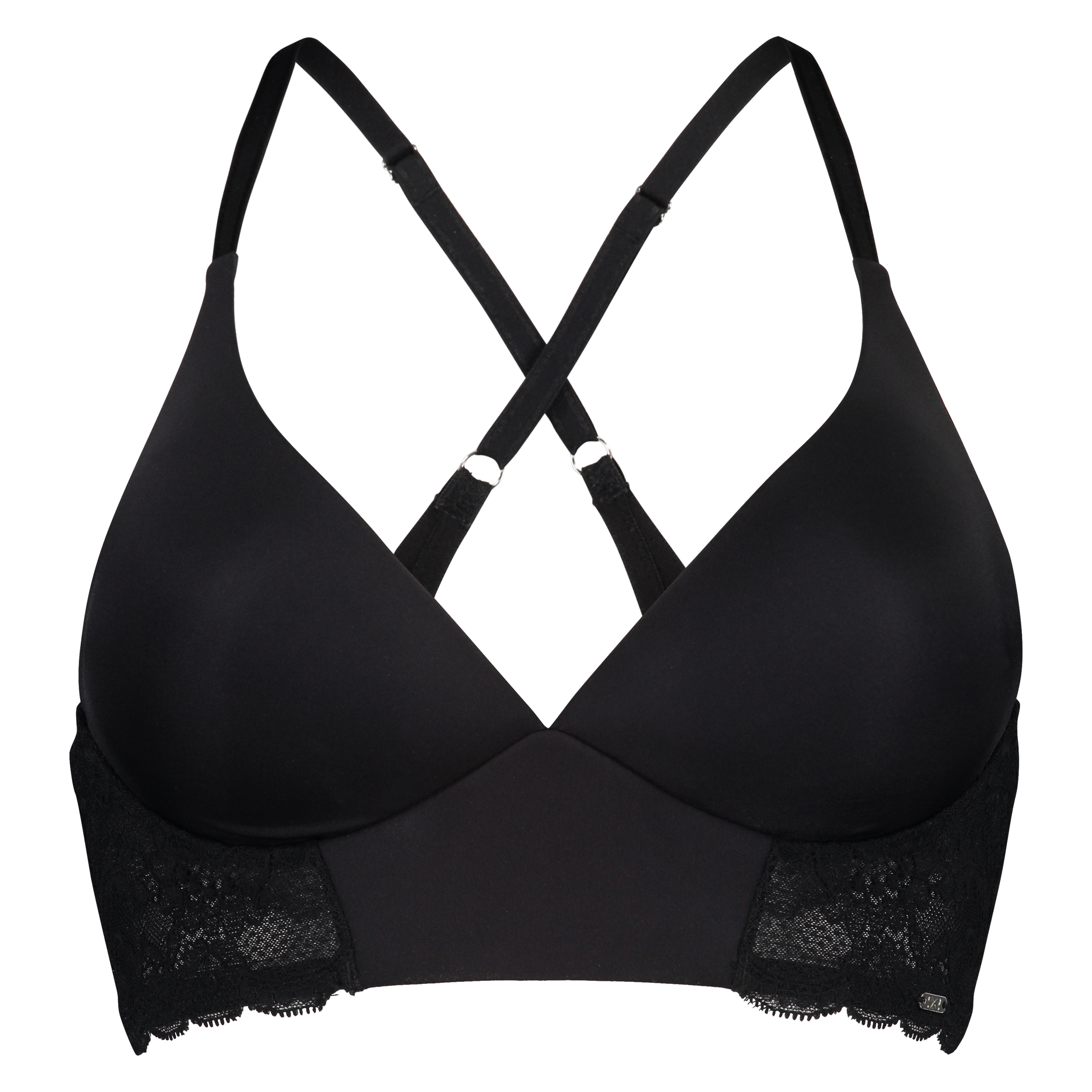 Soutien-gorge sans armatures préformé Hope Lace, Noir, main