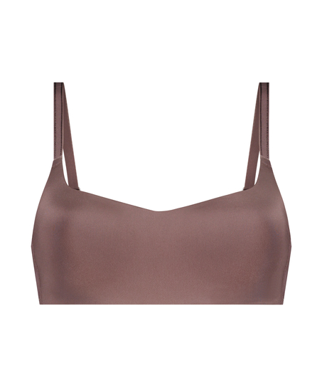 Soutien-gorge sans armatures préformé, Marron
