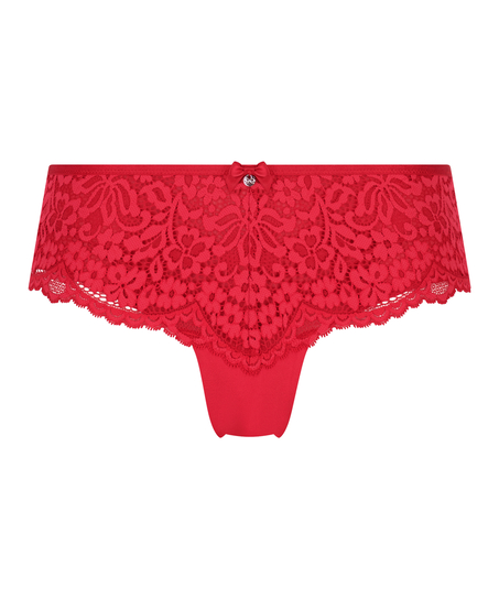 Slip brésilien Rose, Rouge