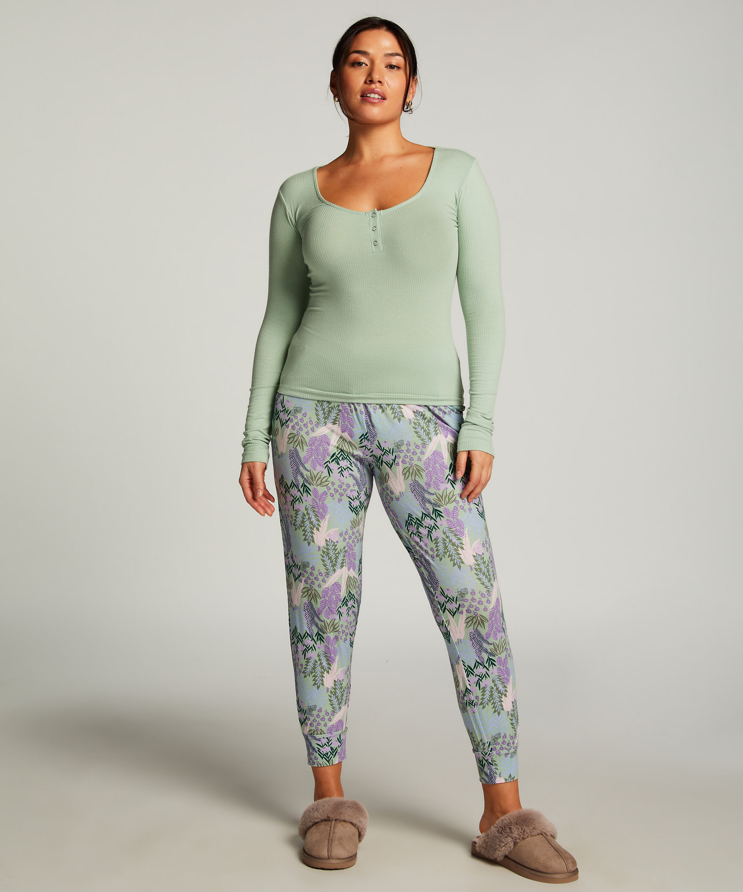 Petite pantalon de pyjama, Vert