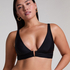 Haut de bikini triangle Luna, Noir