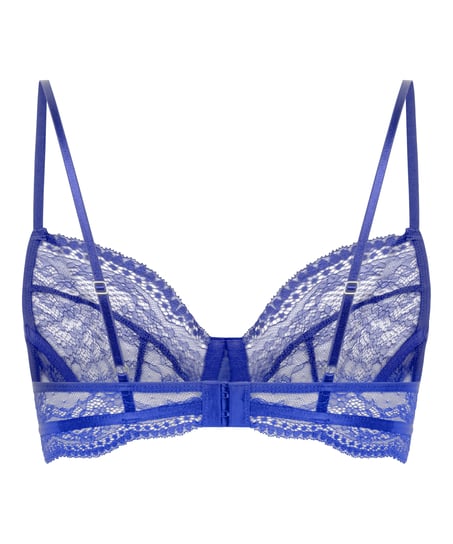 Soutien-gorge non-rembourr&eacute; &agrave; armatures Isabelle, Bleu