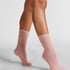 Chaussettes courtes en modal, Rose