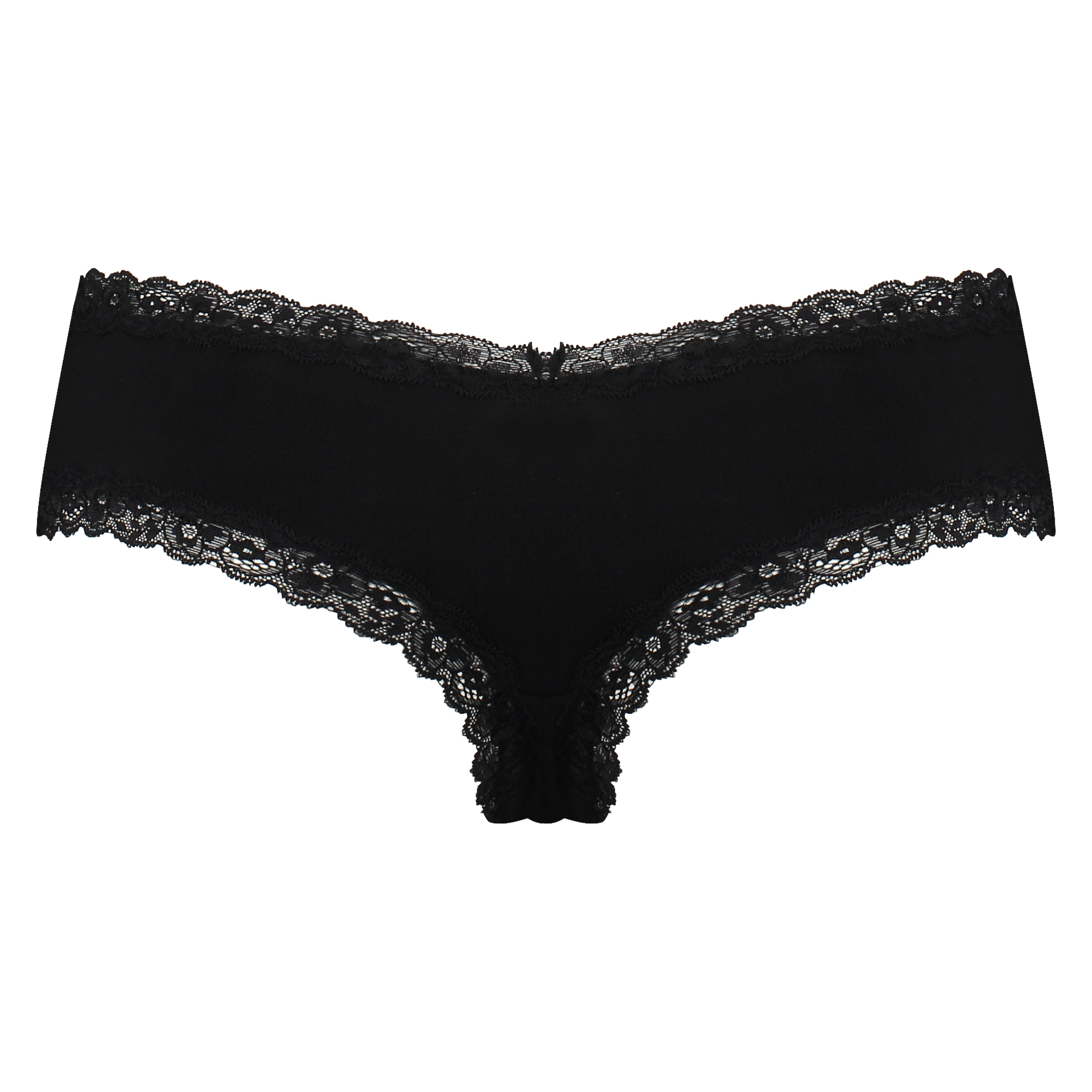 Slip brésilien V-shape, Noir, main