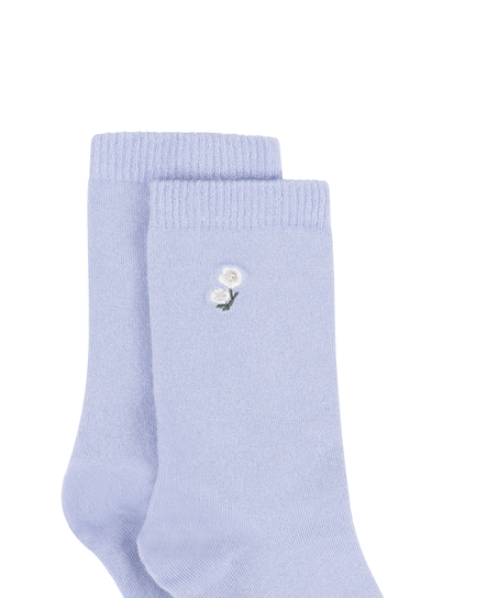 Chaussettes courtes en modal, Bleu