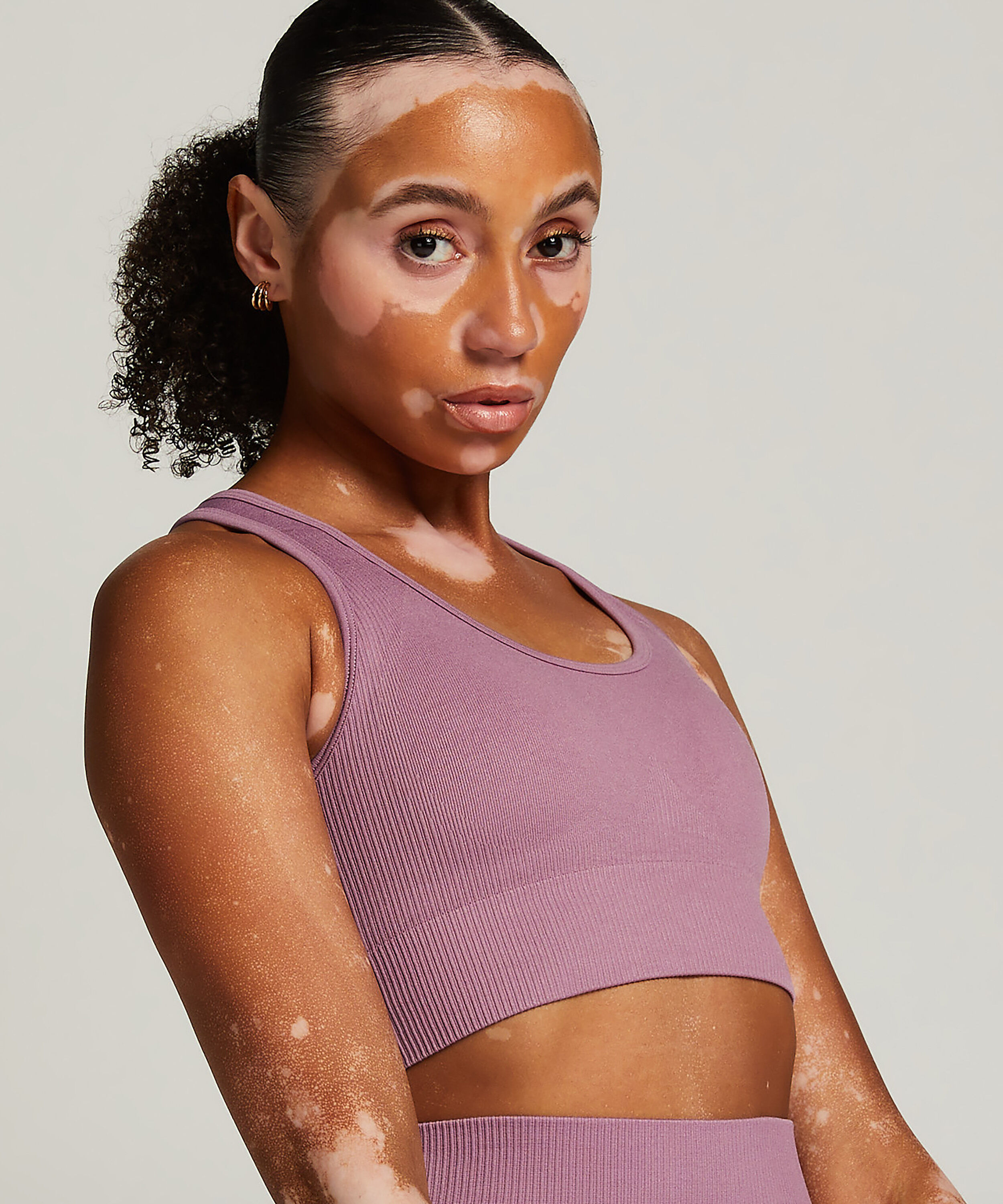 HKMX Soutien-gorge de sport sans couture, Violet HKMX Soutien-gorge de sport sans couture, Violet