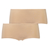 Lot de 2 boxer Kim Cotton, Beige