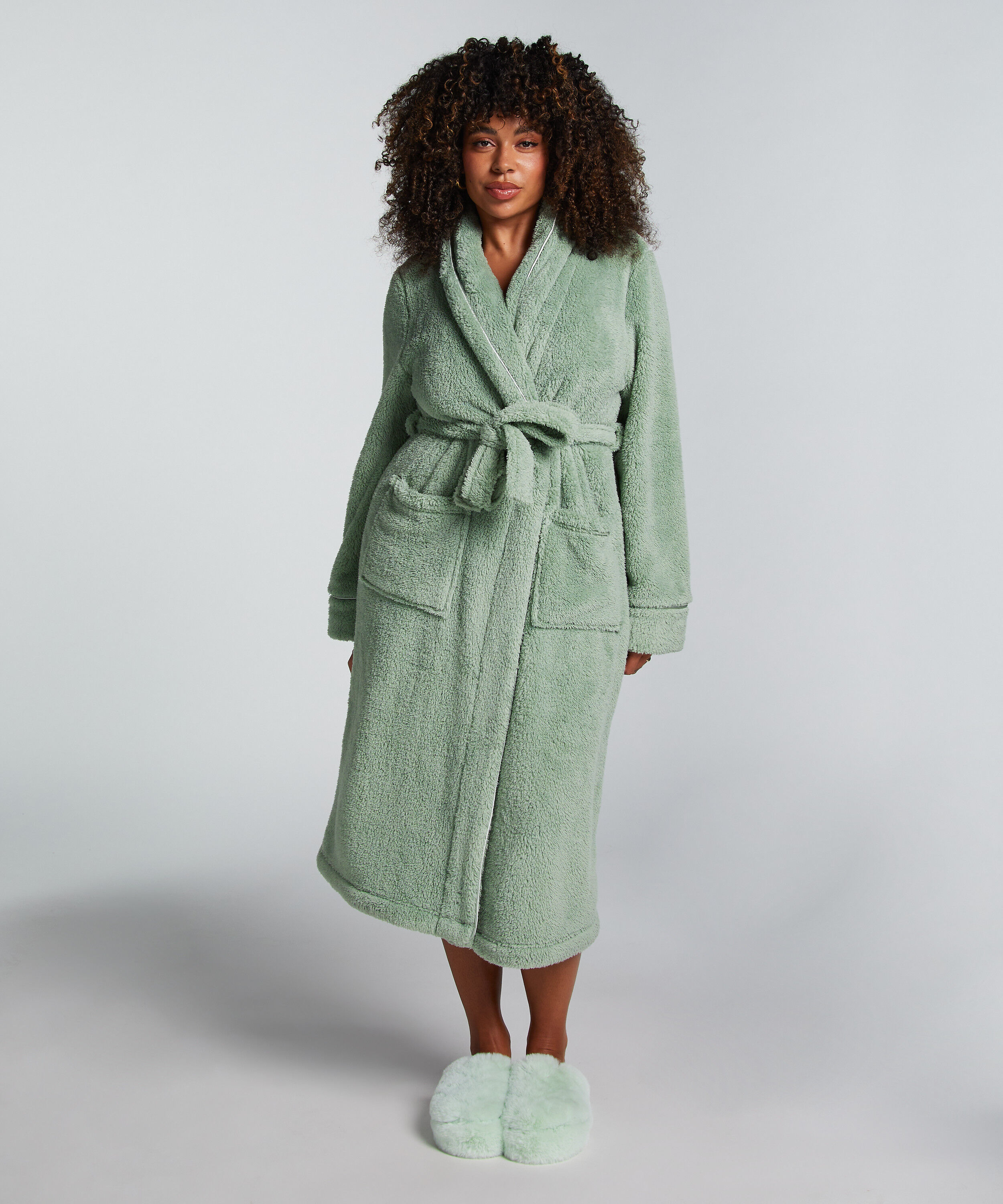 Peignoir Fleece, Vert