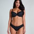 Slip br&eacute;silien Lola, Noir