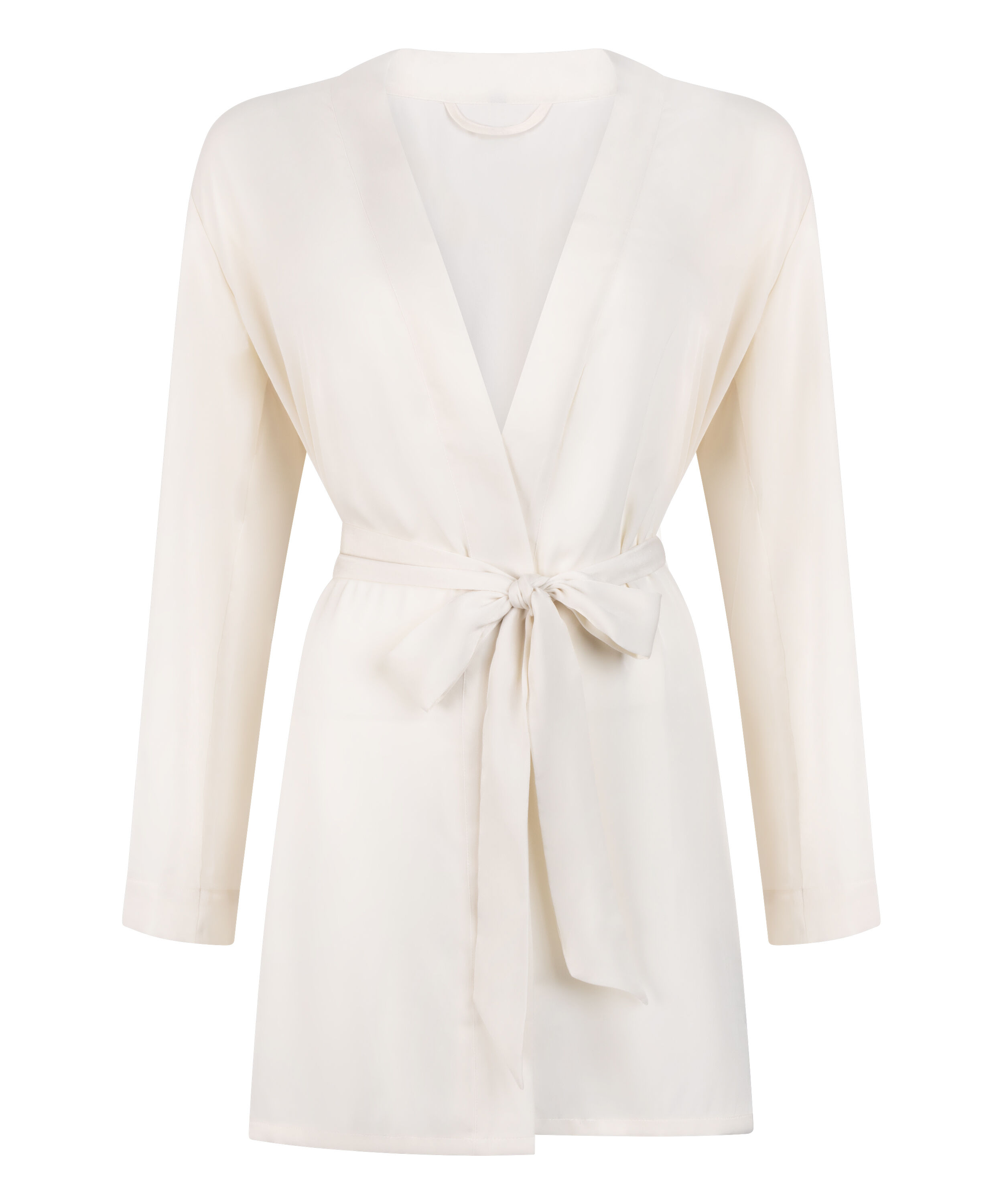 Kimono Satin, Blanc