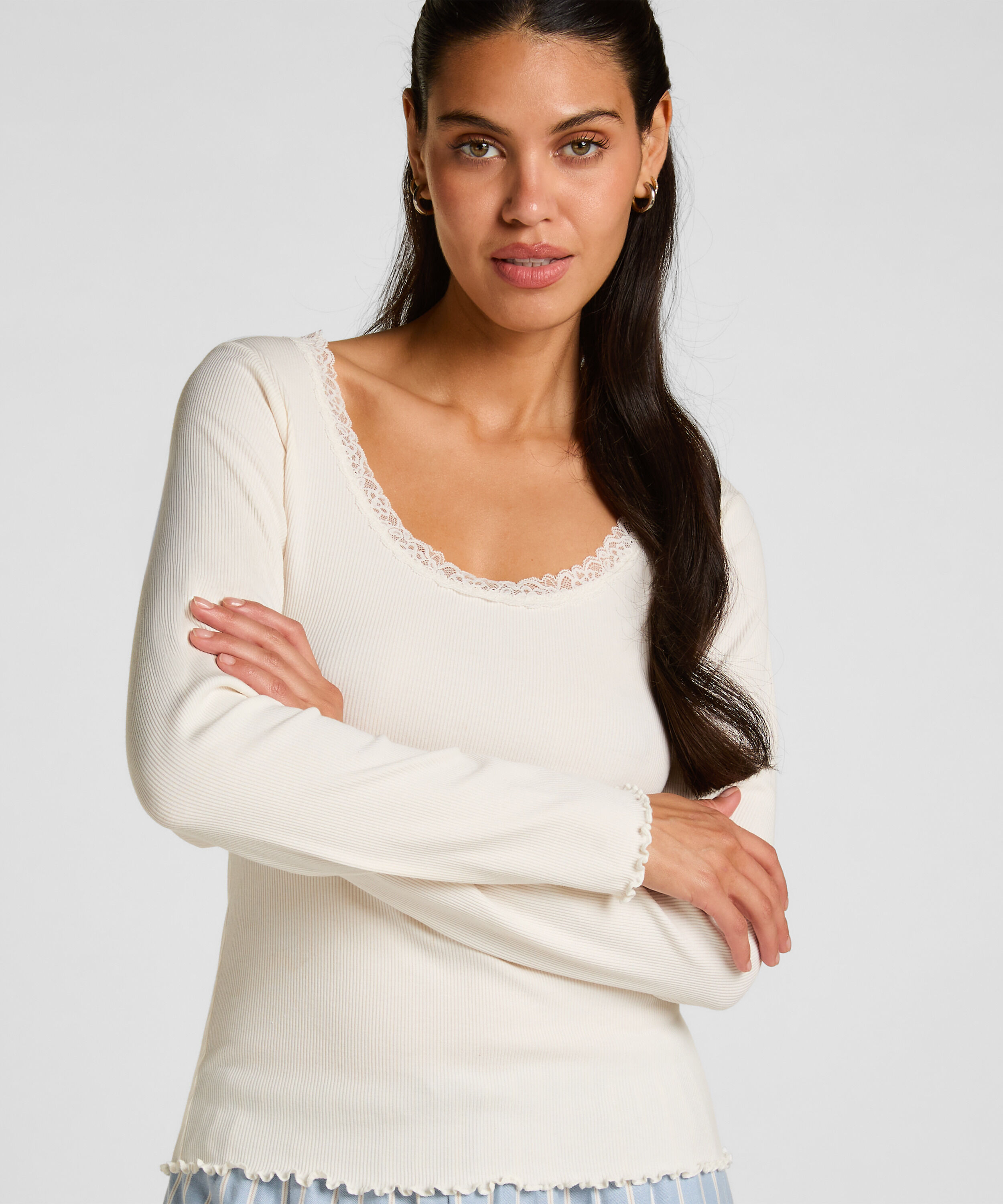 Top Jersey avec Dentelle
