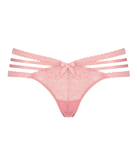 String taille extra basse Lorraine, Rose