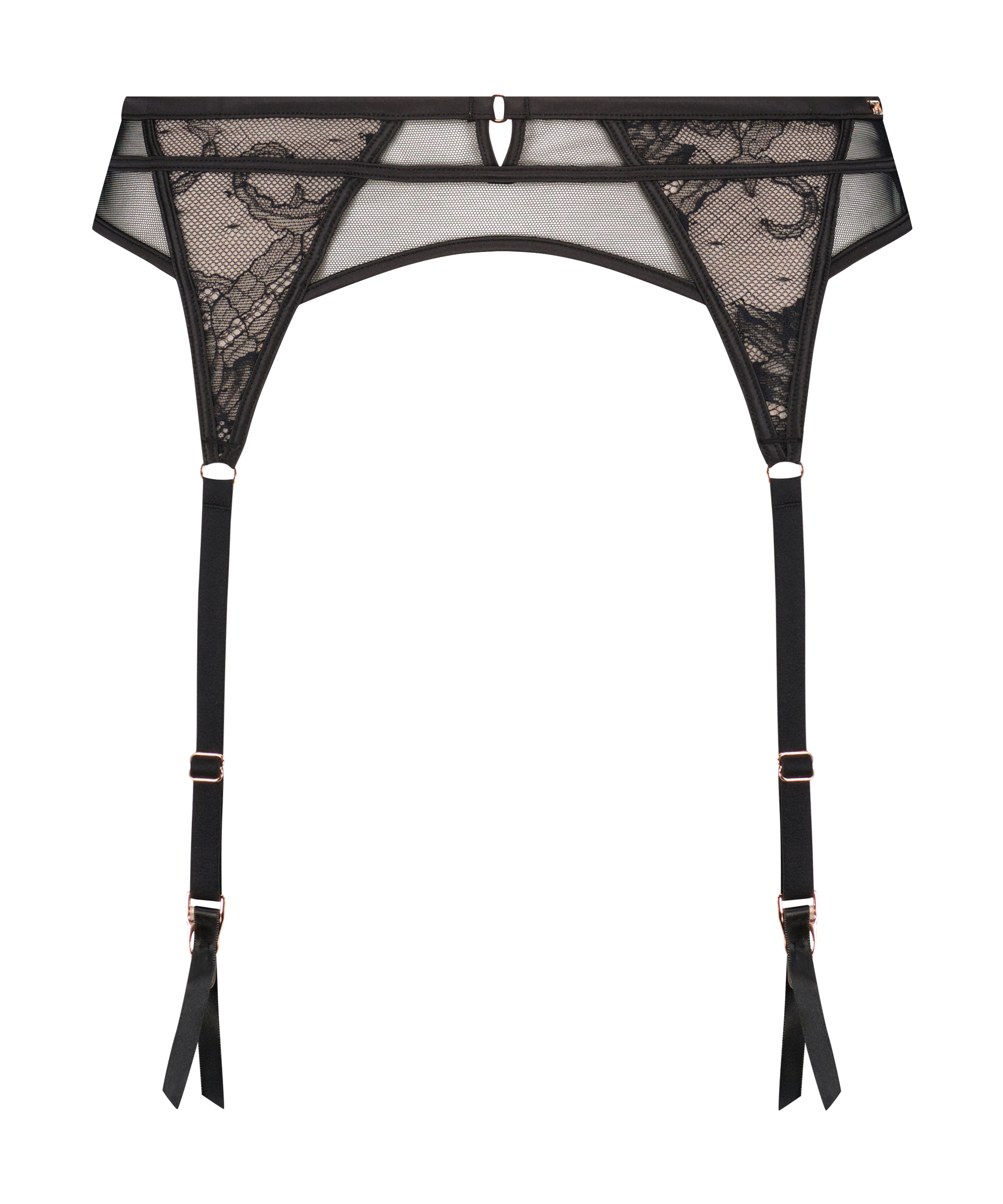 Porte-jarretelles Magdalena, Noir, main