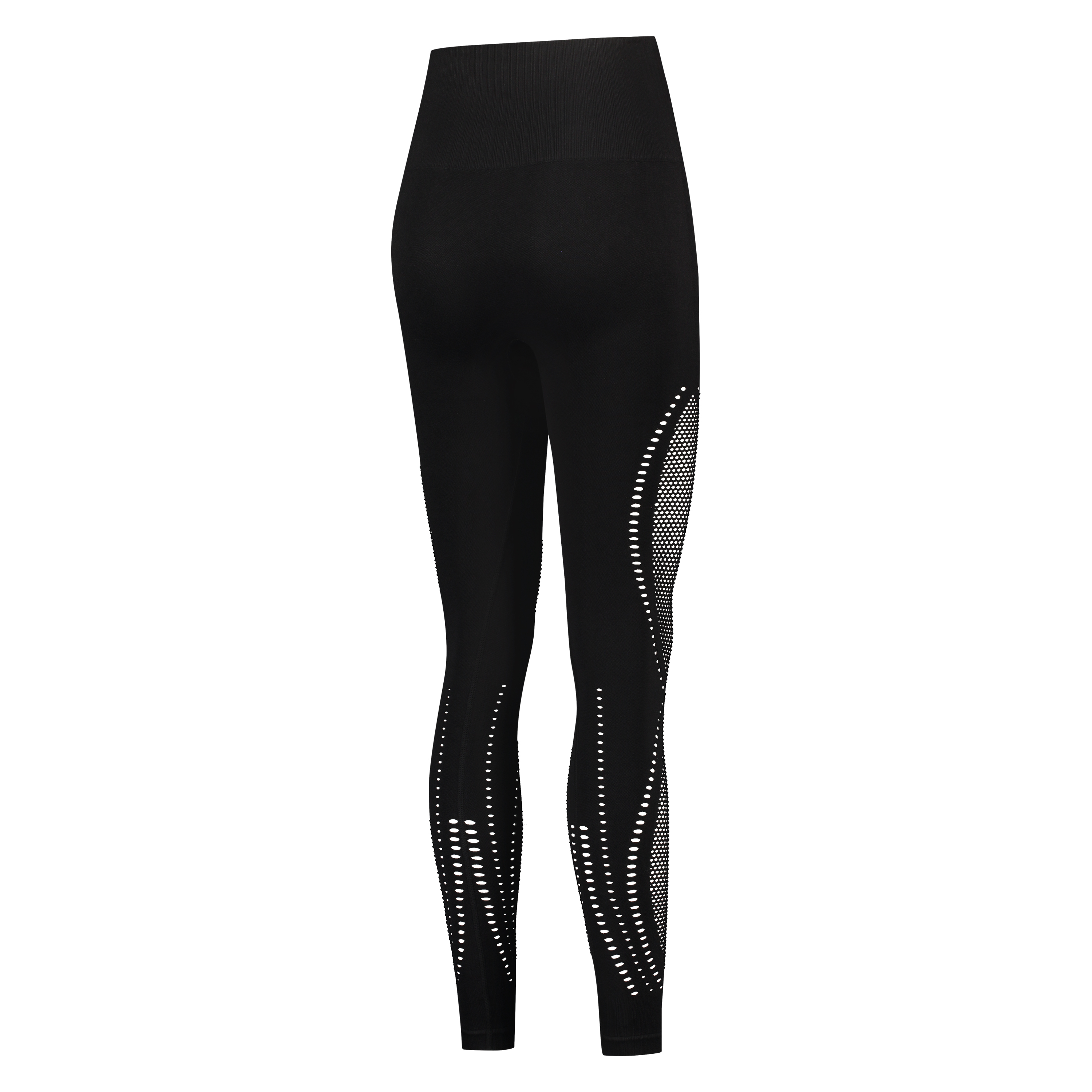 HKMX Legging de sport taille haute sans couture Comfort, Noir, main