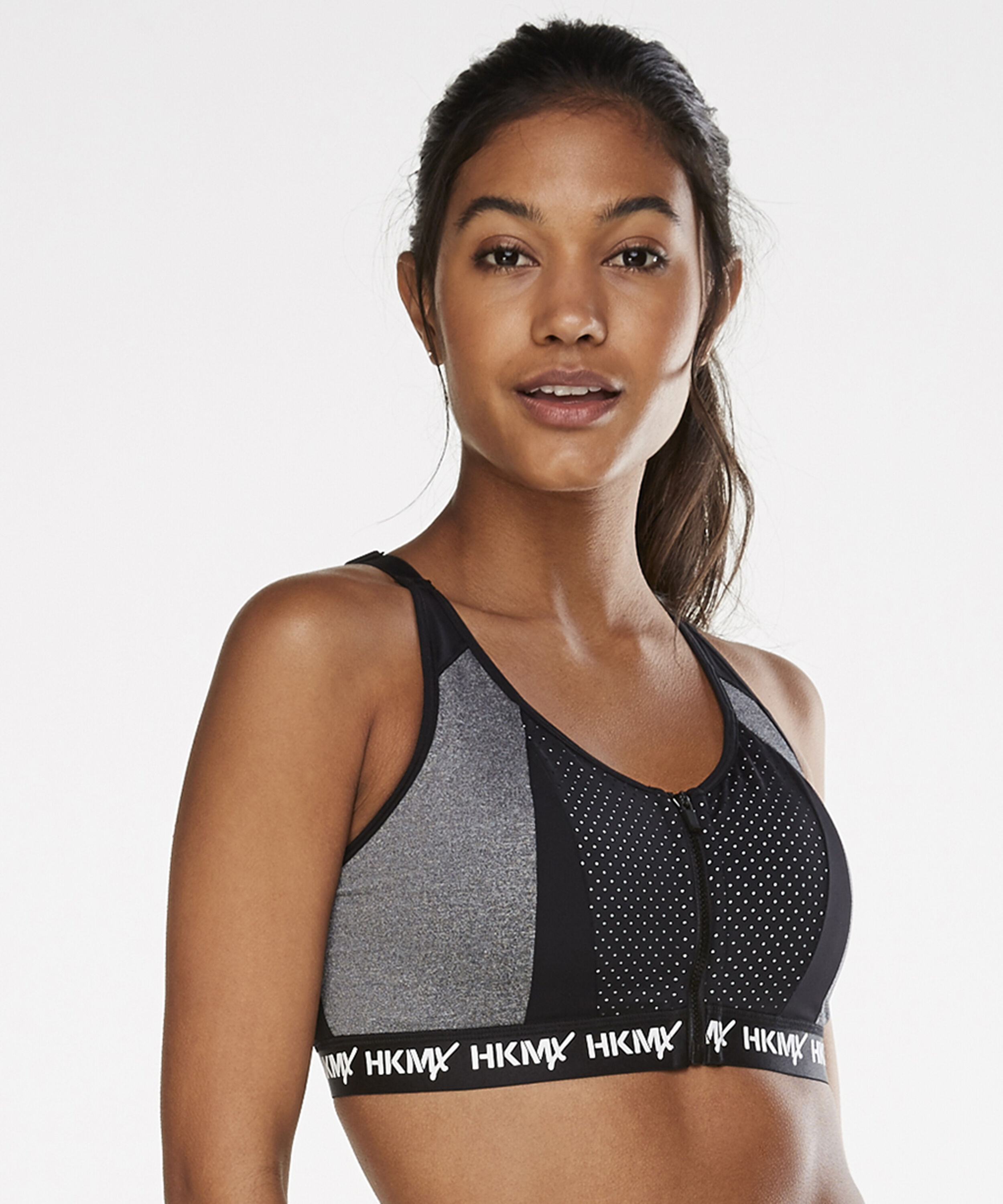 HKMX Soutien-gorge de sport The Pro Maintien niveau 3, Gris HKMX Soutien-gorge de sport The Pro Maintien niveau 3, Gris
