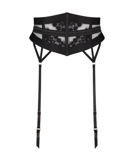 Porte-jarretelles Sable, Noir