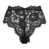 Slip brésilien jambe haute Marilyn, Noir
