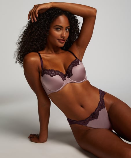 Soutien-gorge à armatures préformé Lace & Shine, Violet