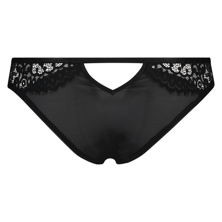 Slip brésilien Donatella, Noir