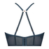 Soutien-gorge à armatures préformé longline Margaret Lucy Hale, Bleu