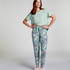 Pantalon de pyjama Jersey, Vert