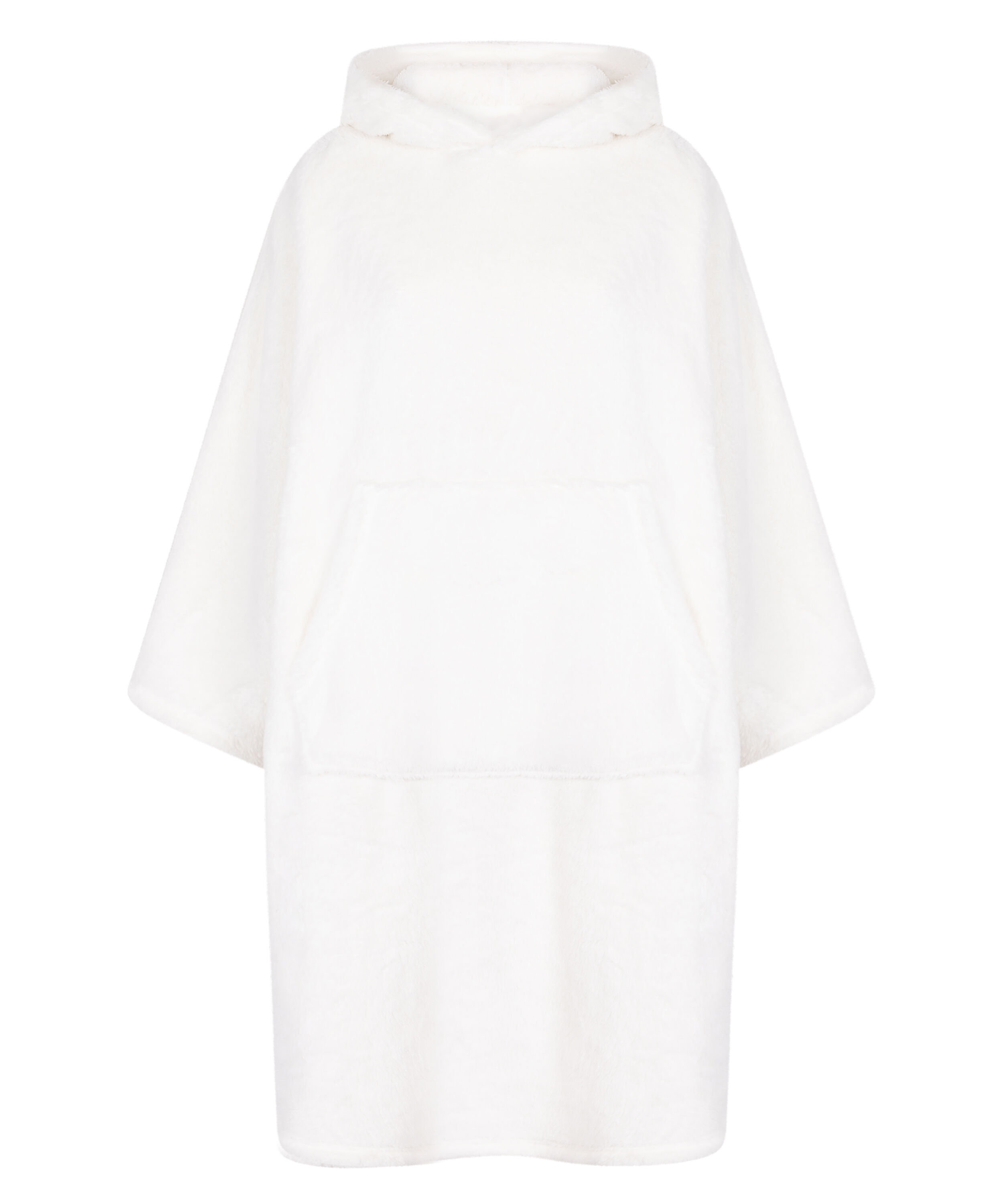 Robe polaire Snuggle Lounge, Blanc