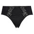 Slip taille haute Diva, Noir
