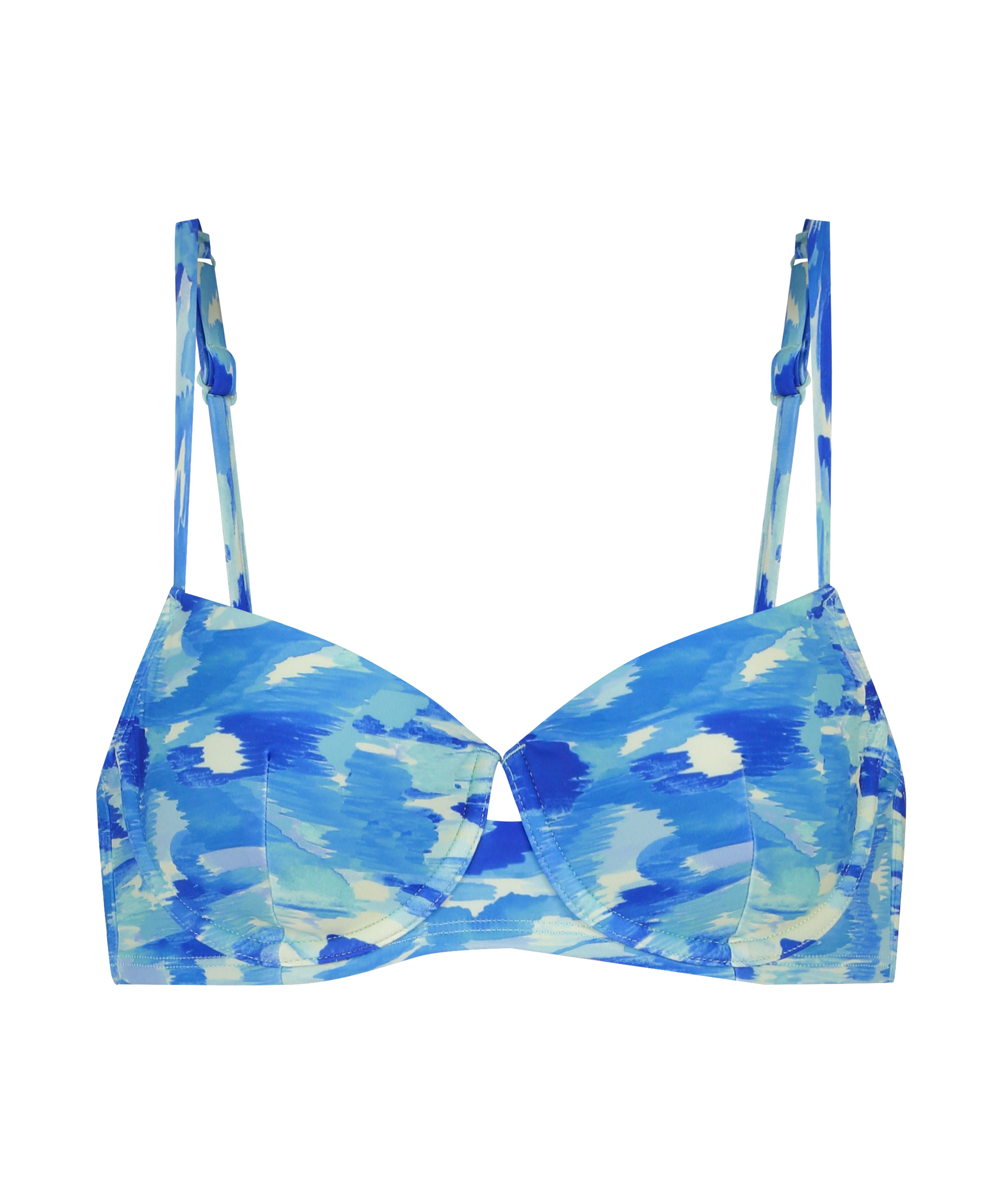 Haut de bikini Paraguay, Bleu, main