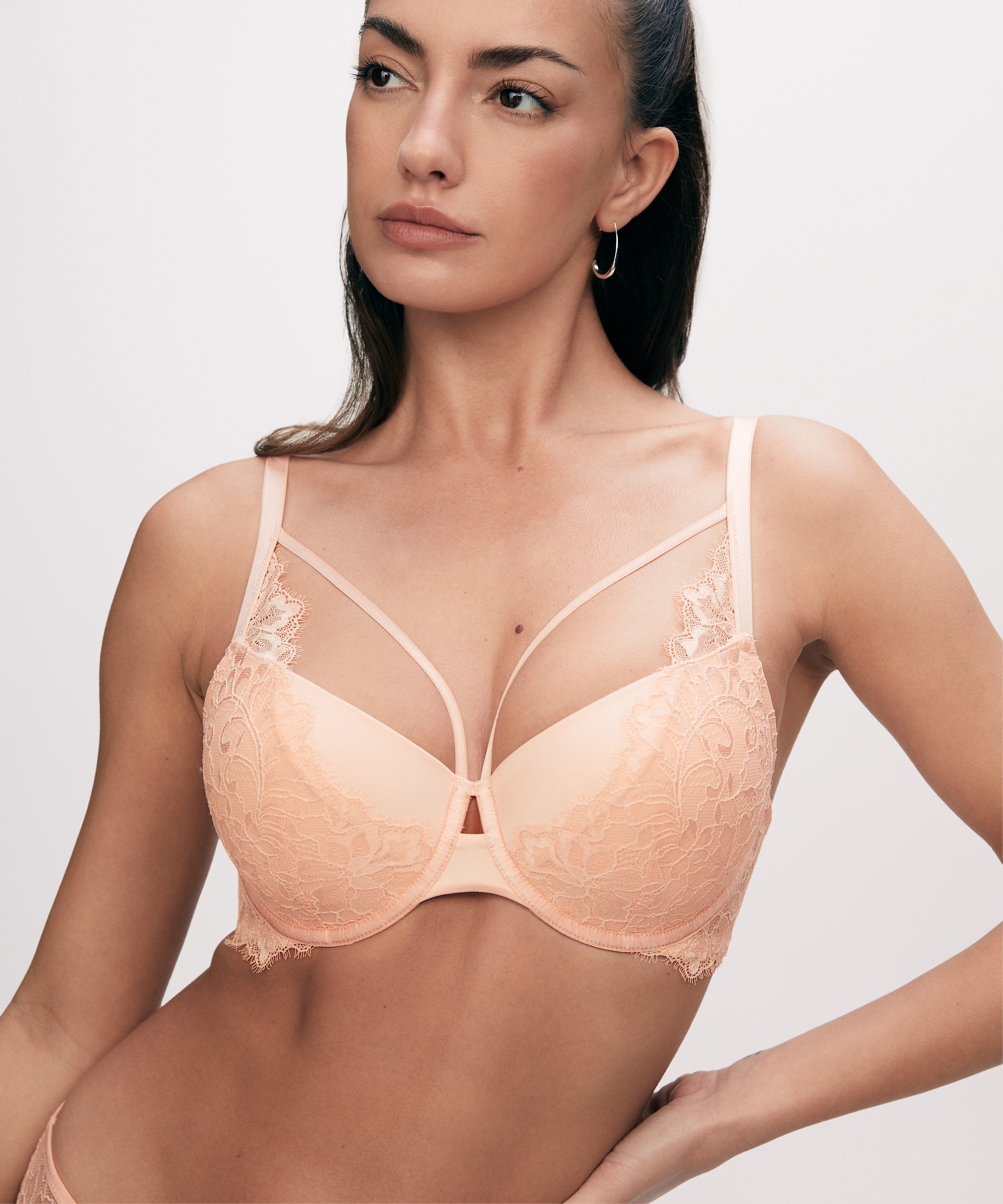 Soutien-gorge à armatures préformé Isabella, Orange, main