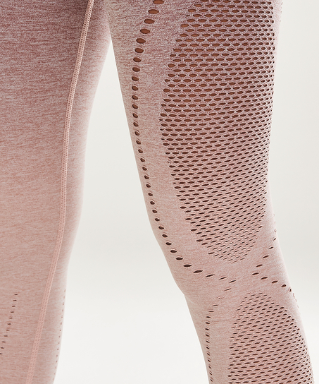 HKMX Legging sport taille haute roundknit ombre, Rose