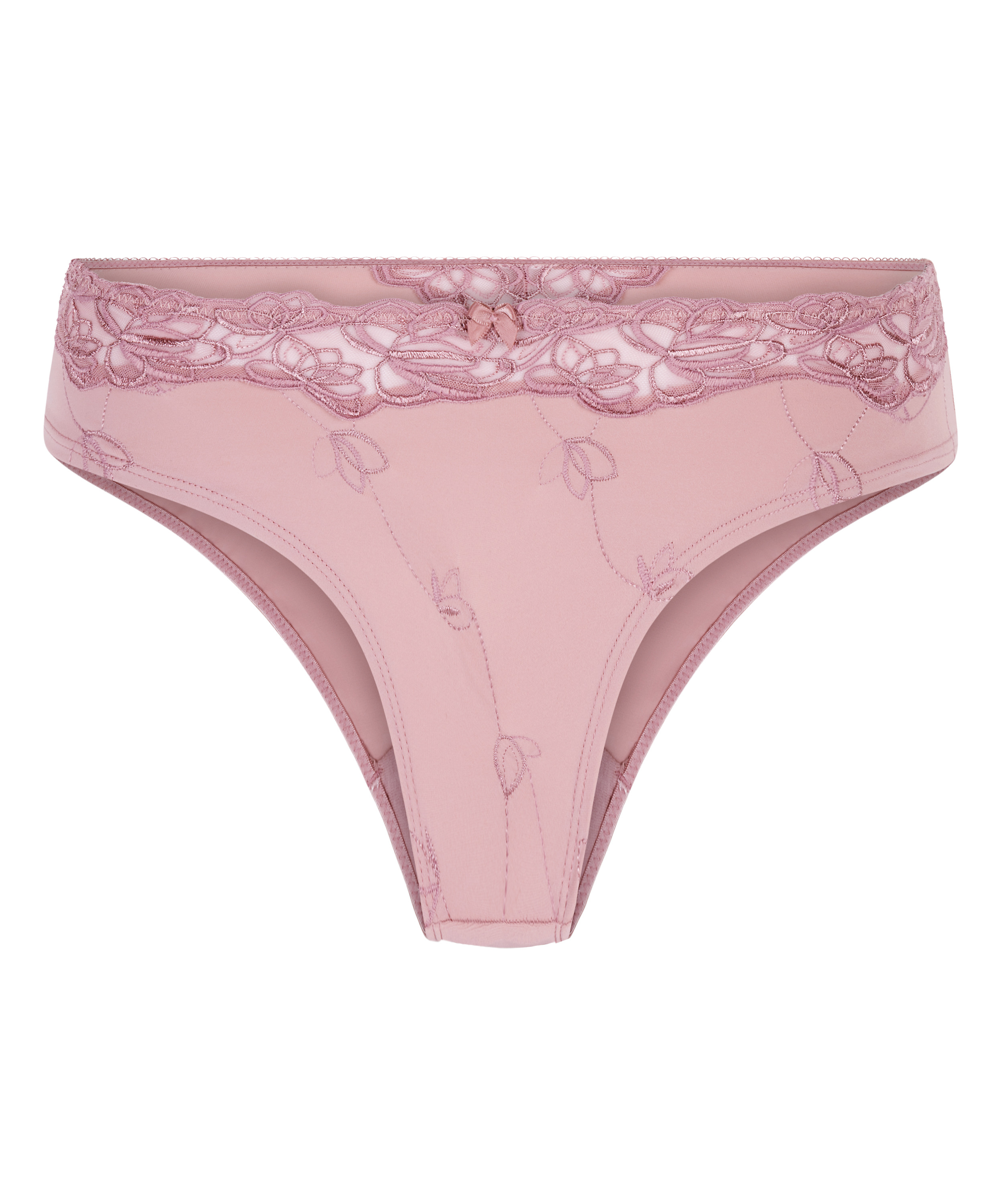 Slip brésilien Diva, Rose, main