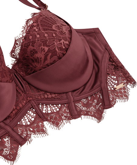 Soutien-gorge à la palangre à armatures préformé Zoé, Rouge