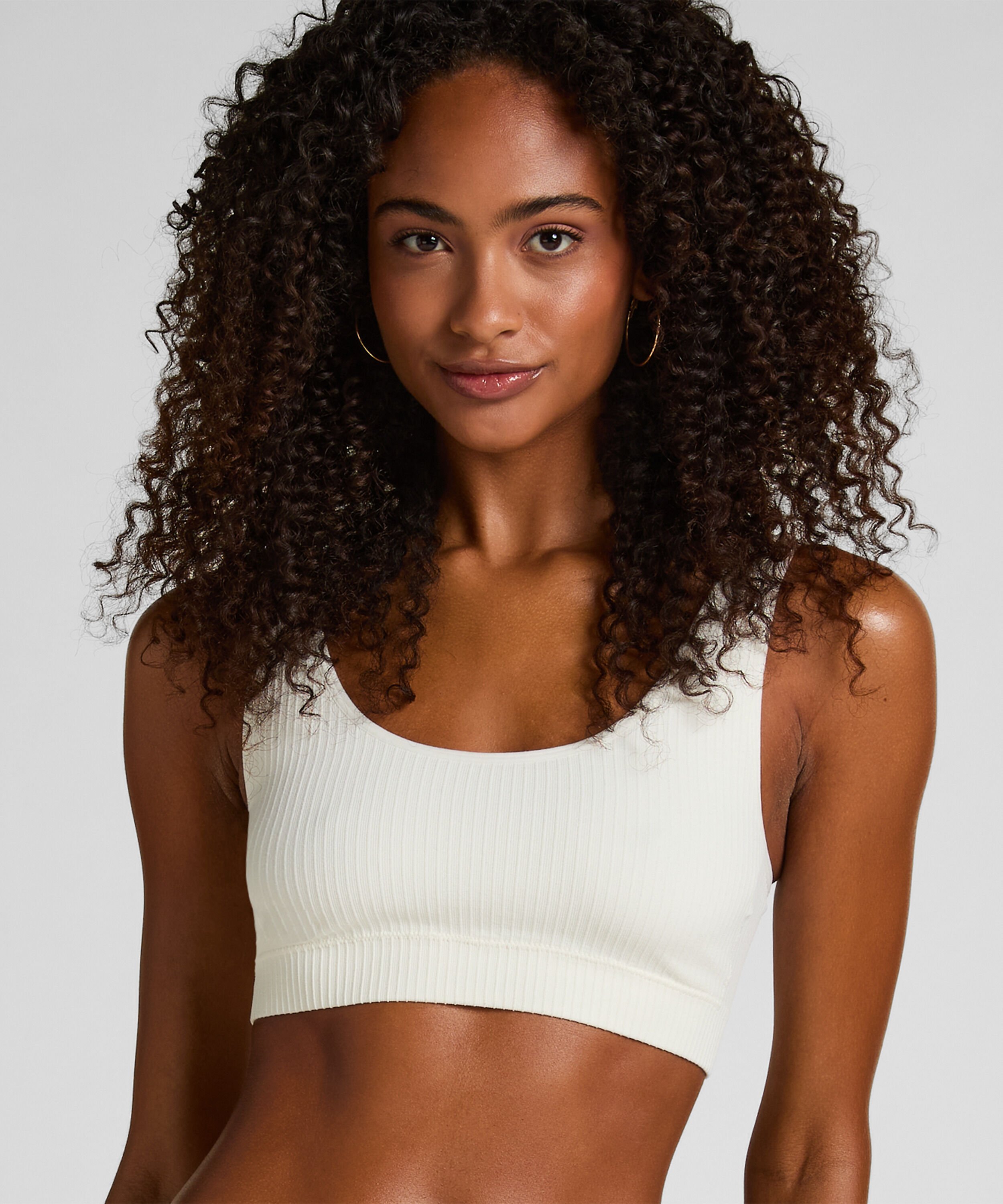Brassière Scoop Dianne, Blanc Brassière Scoop Dianne, Blanc