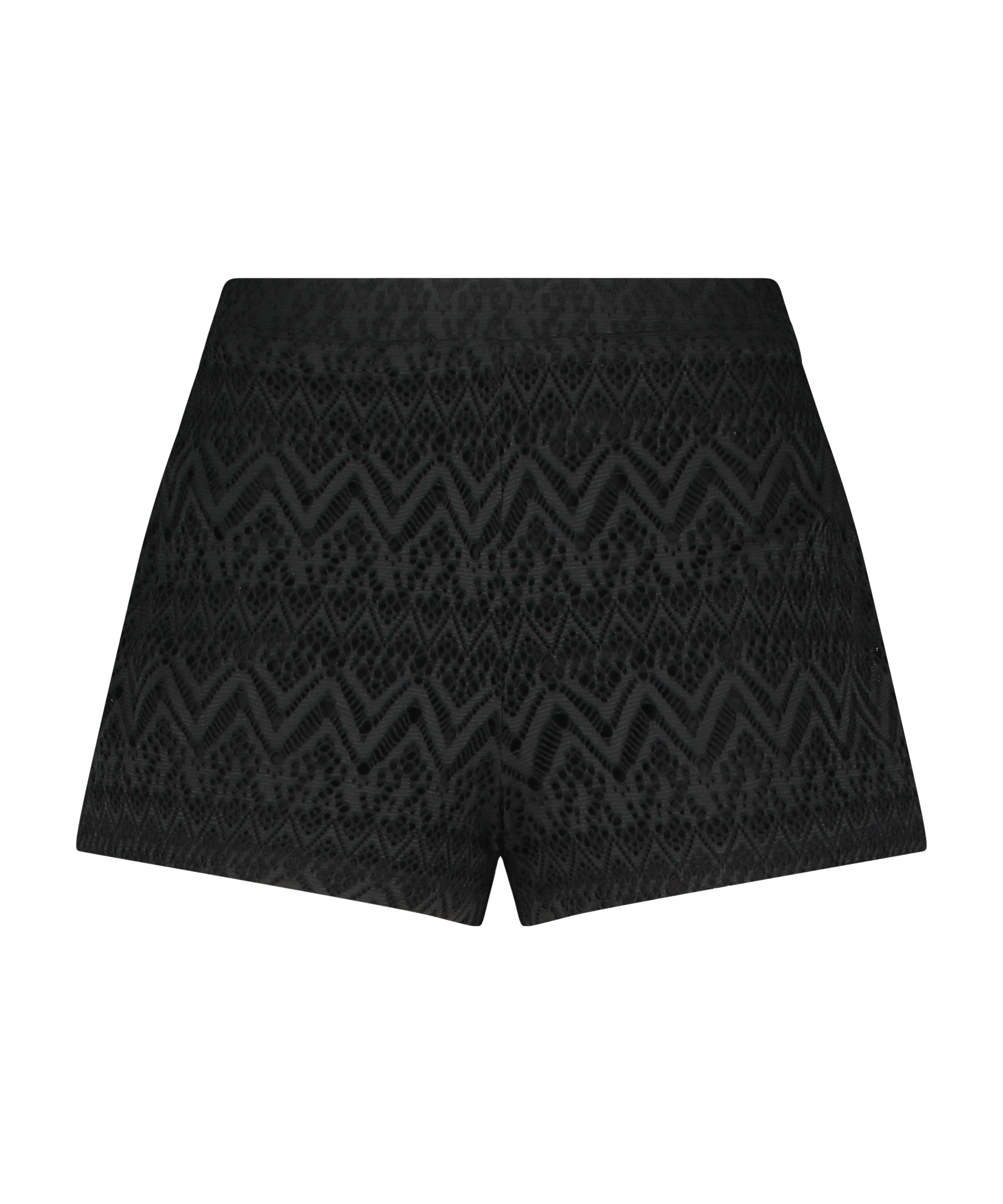 Short de plage, Noir, main