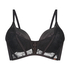 Soutien-gorge à armatures préformé longline Allura, Noir