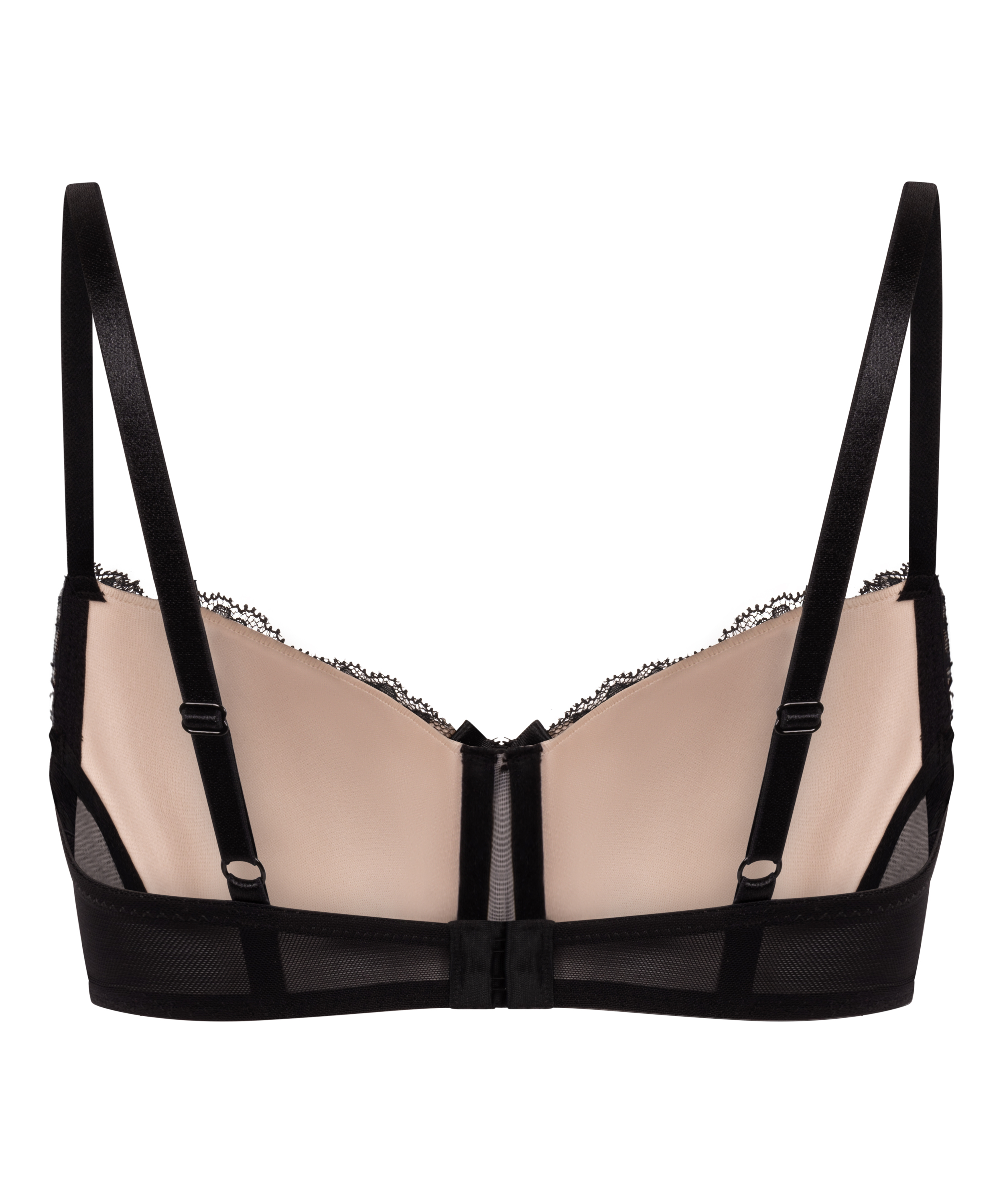 Soutien-gorge à armatures préformé Teddy, Noir, main