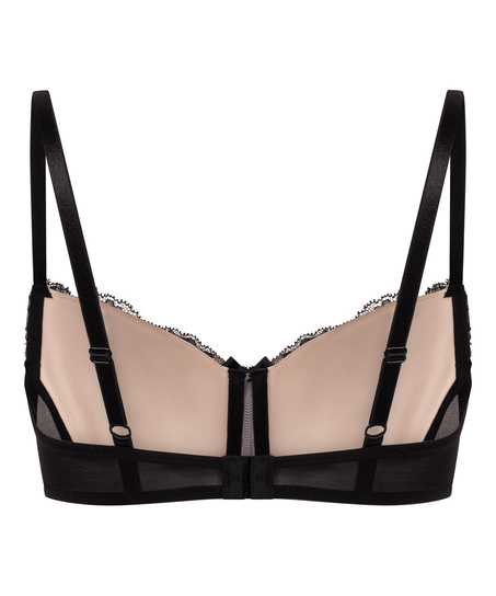 Soutien-gorge à armatures préformé Teddy, Noir
