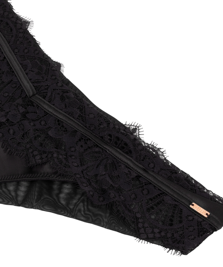 Slip brésilien Zoe, Noir